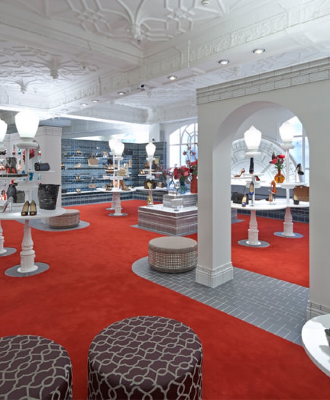 Christian Louboutin store by Lee Broom at Harrods, London